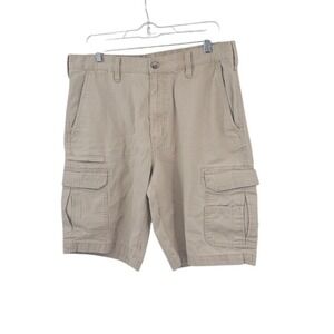 Eddie Bauer Men's Classic Cargo Shorts Khaki Utility Size 36
